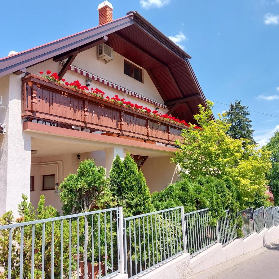 Erika Apartmanházak Hévíz Esterno foto
