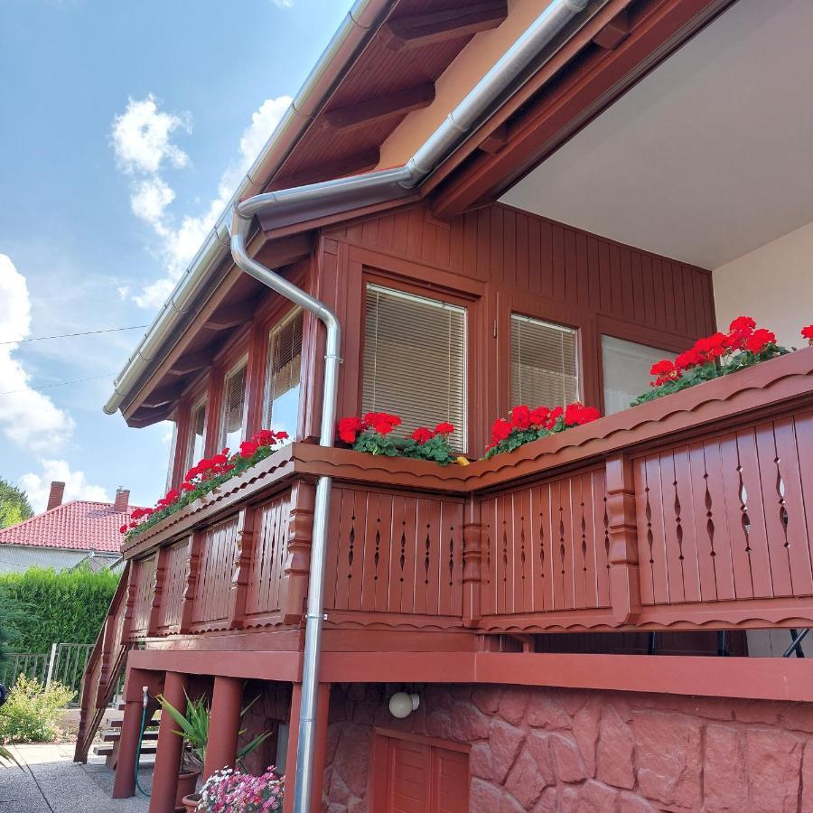 Erika Apartmanházak Hévíz Esterno foto